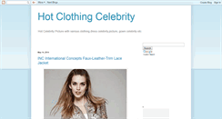 Desktop Screenshot of clothingcelebrity.blogspot.com