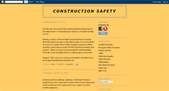 Desktop Screenshot of 1constructionsafety.blogspot.com