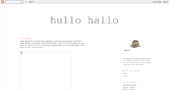 Desktop Screenshot of hullohallo.blogspot.com