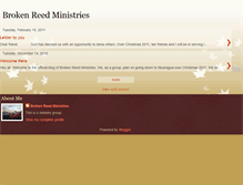Tablet Screenshot of brokenreedministries.blogspot.com