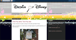 Desktop Screenshot of detailsofdisney.blogspot.com