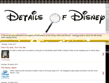 Tablet Screenshot of detailsofdisney.blogspot.com