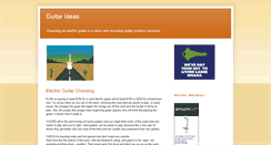 Desktop Screenshot of guitarideas.blogspot.com
