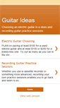 Mobile Screenshot of guitarideas.blogspot.com