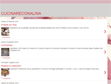 Tablet Screenshot of cucinareconalina.blogspot.com