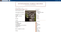 Desktop Screenshot of outstandingfamilyrecipes.blogspot.com