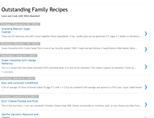 Tablet Screenshot of outstandingfamilyrecipes.blogspot.com