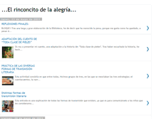 Tablet Screenshot of elrinconcitodelaalegria.blogspot.com