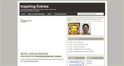 Desktop Screenshot of inspiringentries.blogspot.com