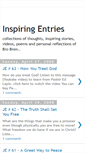 Mobile Screenshot of inspiringentries.blogspot.com