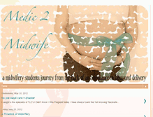 Tablet Screenshot of medic2midwife.blogspot.com