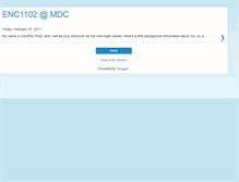 Tablet Screenshot of enc1102mdc.blogspot.com