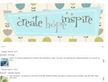 Tablet Screenshot of createhopeinspire.blogspot.com