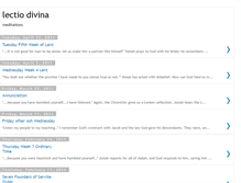 Tablet Screenshot of lectiodivina-soul.blogspot.com