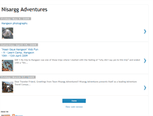 Tablet Screenshot of nisarggadventures.blogspot.com