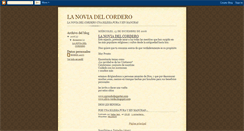 Desktop Screenshot of lanoviadelcordero.blogspot.com