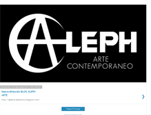 Tablet Screenshot of alepharte.blogspot.com