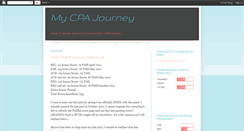 Desktop Screenshot of mycpajourney.blogspot.com