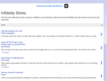Tablet Screenshot of infidelitystinks.blogspot.com