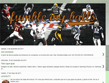 Tablet Screenshot of fumblemyballs.blogspot.com