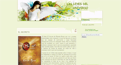 Desktop Screenshot of lasleyesdeluniverso.blogspot.com