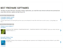 Tablet Screenshot of myfreewaresoftwares.blogspot.com