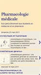 Mobile Screenshot of pharmacologiemedicale.blogspot.com