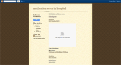 Desktop Screenshot of medicationerrorpaq.blogspot.com