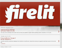 Tablet Screenshot of firelitdesign.blogspot.com