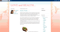 Desktop Screenshot of luvnhealth.blogspot.com