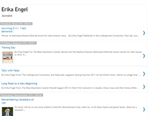 Tablet Screenshot of erikathejournalist.blogspot.com