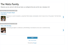 Tablet Screenshot of dknwattsfamily.blogspot.com