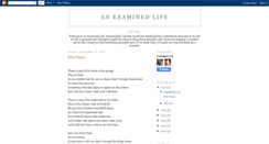 Desktop Screenshot of an-examined-life.blogspot.com