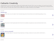 Tablet Screenshot of catharticcreativity.blogspot.com