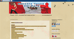 Desktop Screenshot of escuela-textil.blogspot.com