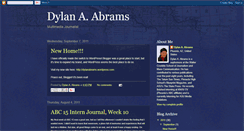 Desktop Screenshot of dylanabrams.blogspot.com