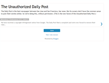 Tablet Screenshot of dailypostonline.blogspot.com