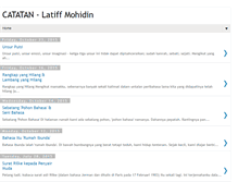Tablet Screenshot of catatan-latiffmohidin.blogspot.com