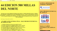 Desktop Screenshot of 500millasdelnorte.blogspot.com