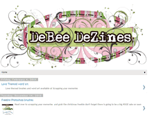 Tablet Screenshot of debeedezines.blogspot.com