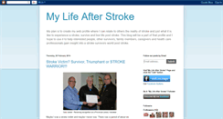 Desktop Screenshot of my-lifeafterstroke.blogspot.com