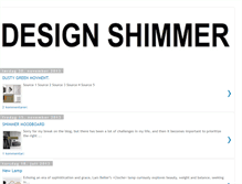 Tablet Screenshot of design-shimmer.blogspot.com