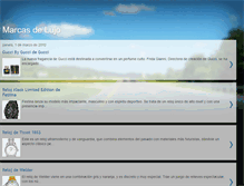 Tablet Screenshot of marcas-lujo.blogspot.com