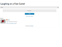 Tablet Screenshot of laughingonafastcamel.blogspot.com