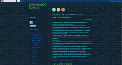 Desktop Screenshot of explorandoboyaca.blogspot.com