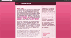 Desktop Screenshot of coffeebanana.blogspot.com