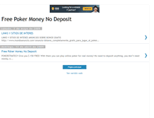 Tablet Screenshot of free-poker-money-no-deposit.blogspot.com