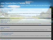 Tablet Screenshot of job-opportunities-pakistan.blogspot.com