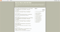 Desktop Screenshot of moversmiami.blogspot.com