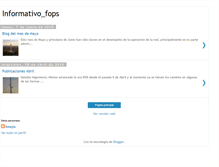 Tablet Screenshot of informativofops.blogspot.com